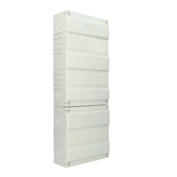 EMAT lege groepenkast 3-rijen 36 modules 220x585mm - wit (85260103)