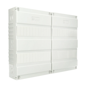 EMAT lege groepenkast 2-rijen 48 modules 440x360mm - wit (85260104)